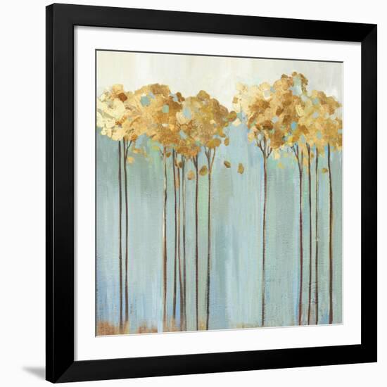 Teal Trees II-Allison Pearce-Framed Art Print