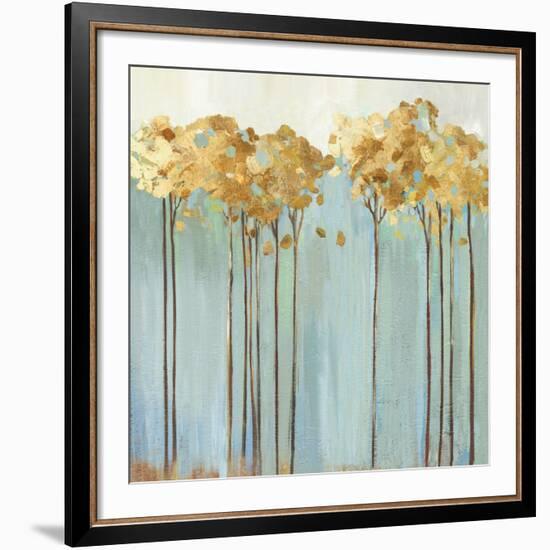 Teal Trees II-Allison Pearce-Framed Art Print