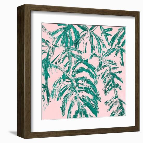 Teal Tropicalo Garden-Ann Marie Coolick-Framed Art Print