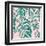 Teal Tropicalo Garden-Ann Marie Coolick-Framed Art Print