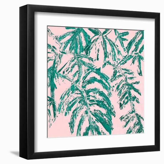 Teal Tropicalo Garden-Ann Marie Coolick-Framed Art Print