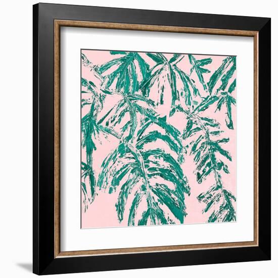 Teal Tropicalo Garden-Ann Marie Coolick-Framed Art Print