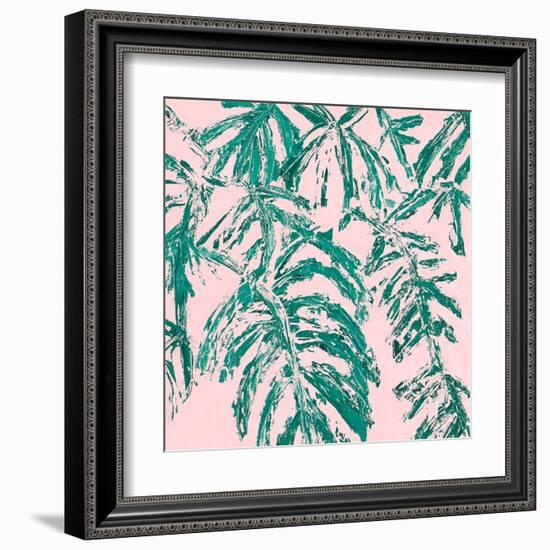 Teal Tropicalo Garden-Ann Marie Coolick-Framed Art Print