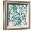 Teal Tropicalo Garden-Ann Marie Coolick-Framed Art Print