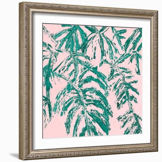 Teal Tropicalo Garden-Ann Marie Coolick-Framed Art Print