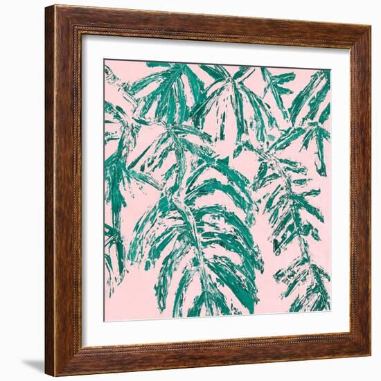 Teal Tropicalo Garden-Ann Marie Coolick-Framed Art Print