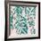 Teal Tropicalo Garden-Ann Marie Coolick-Framed Art Print