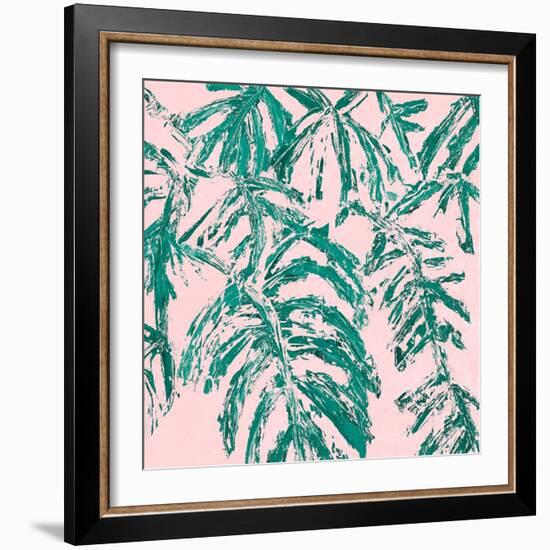 Teal Tropicalo Garden-Ann Marie Coolick-Framed Art Print