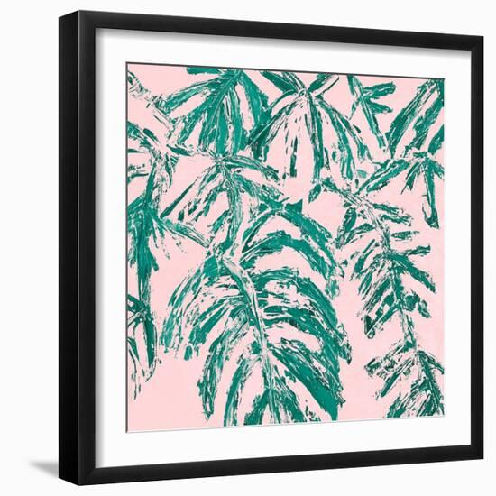 Teal Tropicalo Garden-Ann Marie Coolick-Framed Art Print