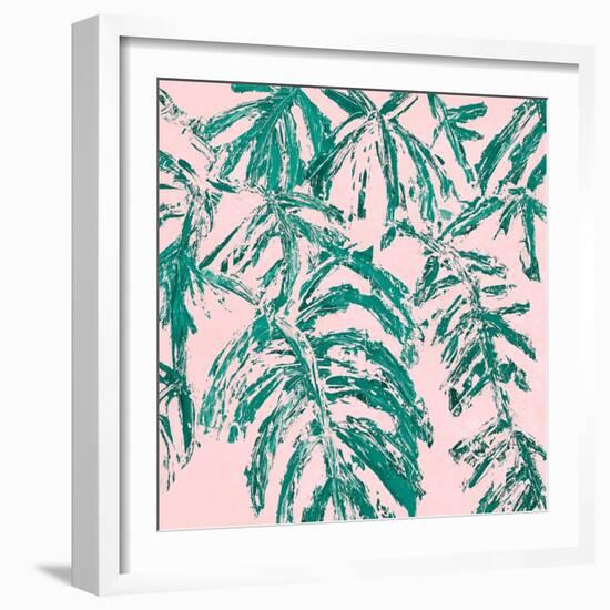 Teal Tropicalo Garden-Ann Marie Coolick-Framed Art Print