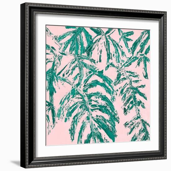 Teal Tropicalo Garden-Ann Marie Coolick-Framed Art Print