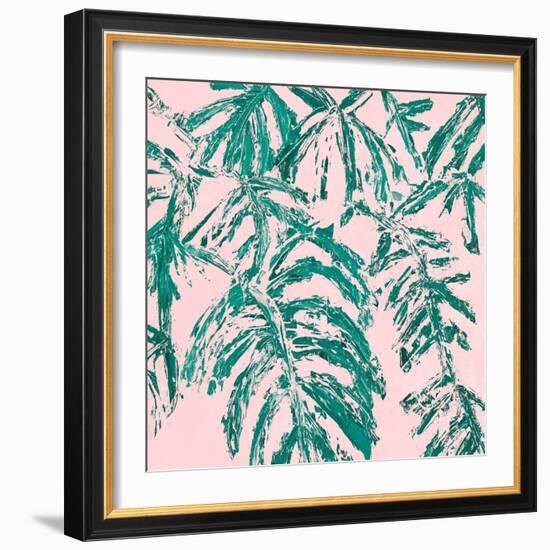 Teal Tropicalo Garden-Ann Marie Coolick-Framed Art Print