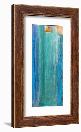 Teal Waters-Gabriella Lewenz-Framed Art Print