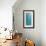 Teal Waters-Gabriella Lewenz-Framed Art Print displayed on a wall