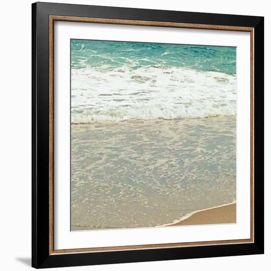 Teal Waves II-Lisa Hill Saghini-Framed Photographic Print