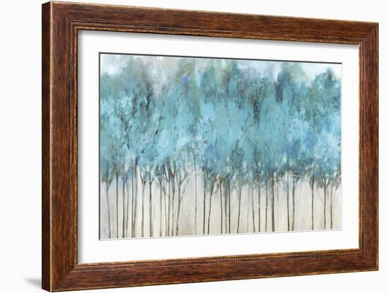 Teal Whisper-Allison Pearce-Framed Art Print