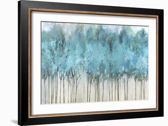 Teal Whisper-Allison Pearce-Framed Art Print