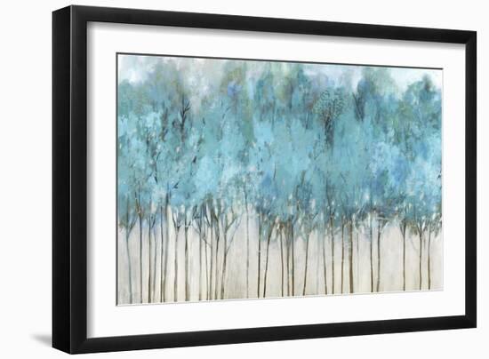 Teal Whisper-Allison Pearce-Framed Art Print