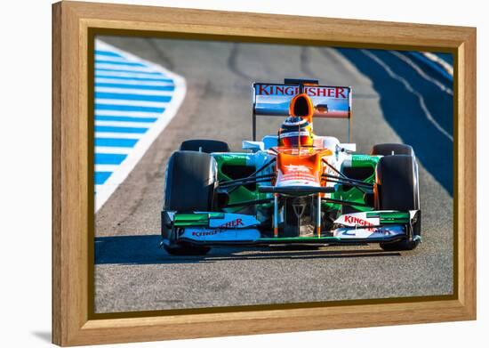 Team Force India F1, Nico Hulkenberg, 2012-viledevil-Framed Premier Image Canvas