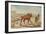 Team of Horses in Harness (Oil on Canvas)-Henri de Toulouse-Lautrec-Framed Giclee Print