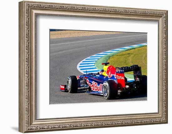 Team Red Bull F1, Sebastian Vettel, 2012-viledevil-Framed Photographic Print