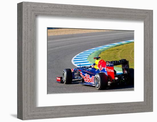 Team Red Bull F1, Sebastian Vettel, 2012-viledevil-Framed Photographic Print