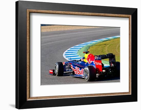 Team Red Bull F1, Sebastian Vettel, 2012-viledevil-Framed Photographic Print