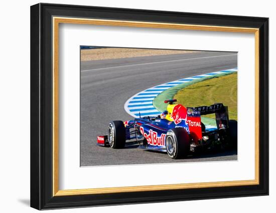 Team Red Bull F1, Sebastian Vettel, 2012-viledevil-Framed Photographic Print