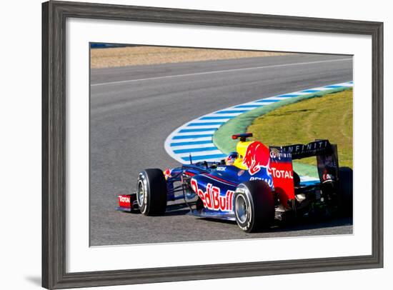 Team Red Bull F1, Sebastian Vettel, 2012-viledevil-Framed Photographic Print