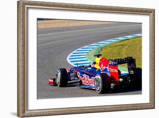 Team Red Bull F1, Sebastian Vettel, 2012-viledevil-Framed Photographic Print