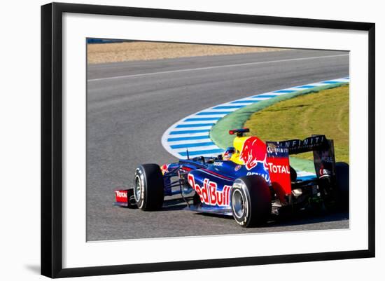 Team Red Bull F1, Sebastian Vettel, 2012-viledevil-Framed Photographic Print