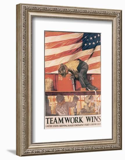 Teamwork Wins-Hibberd V^ B^ Kline-Framed Art Print