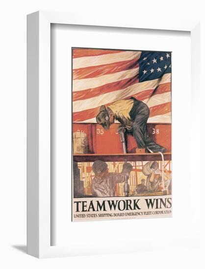 Teamwork Wins-Hibberd V^ B^ Kline-Framed Art Print