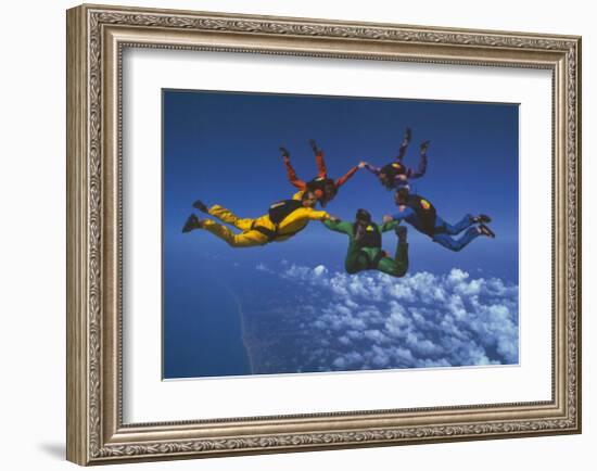 Teamwork-null-Framed Art Print