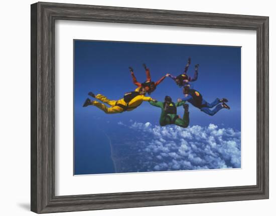 Teamwork-null-Framed Art Print