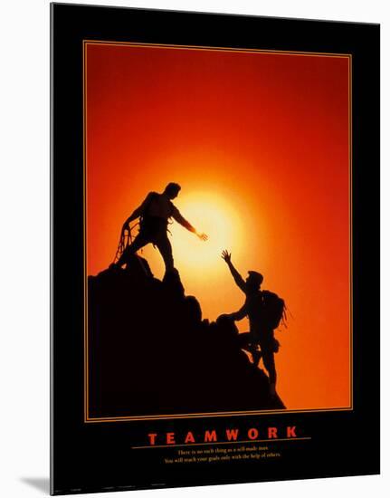 Teamwork-null-Mounted Art Print