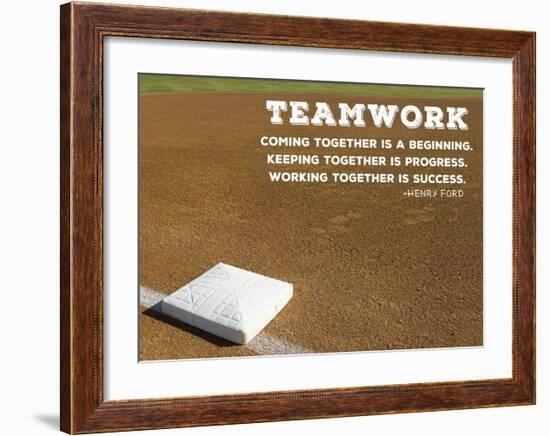 Teamwork-Sports Mania-Framed Art Print