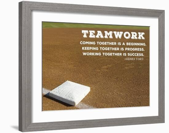 Teamwork-Sports Mania-Framed Art Print