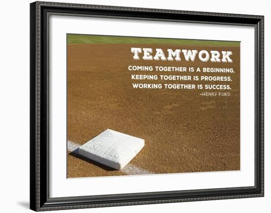 Teamwork-Sports Mania-Framed Art Print