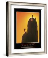 Teamwork-null-Framed Art Print