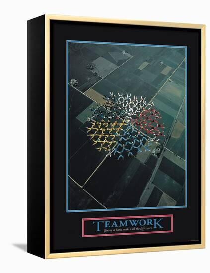 Teamwork-null-Framed Stretched Canvas