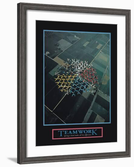 Teamwork-null-Framed Art Print