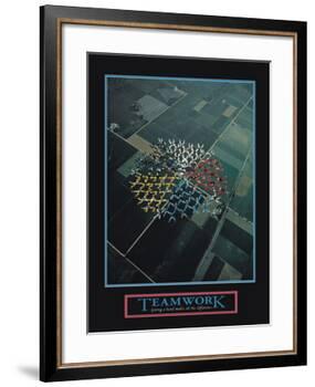 Teamwork-null-Framed Art Print
