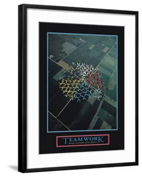 Teamwork-null-Framed Art Print