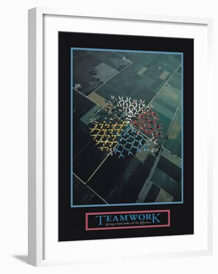 Teamwork-null-Framed Art Print