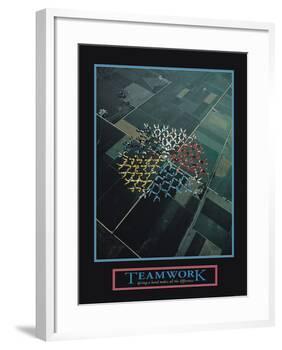 Teamwork-null-Framed Art Print
