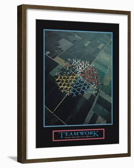 Teamwork-null-Framed Art Print