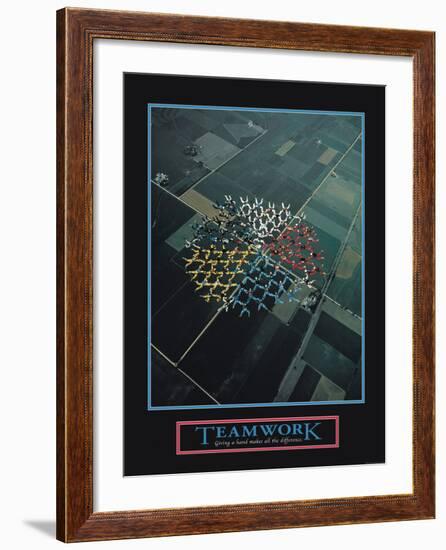 Teamwork-null-Framed Art Print