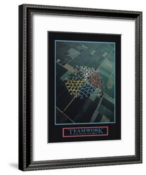 Teamwork-null-Framed Art Print