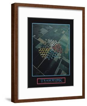 Teamwork-null-Framed Art Print